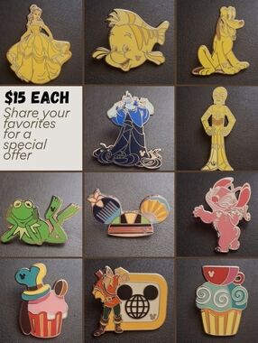 Authentic Disney Trading Pins $15 STARTS